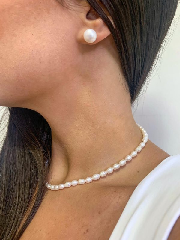 ⁦BIG PEARL EARRINGS⁩ – תמונה ⁦2⁩