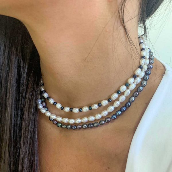 ⁦CLASSIC BLACK NECKLACE⁩ – תמונה ⁦4⁩