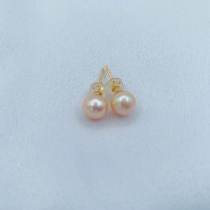 PINK PEARL EARRINGS