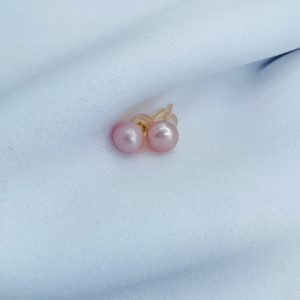PURPLE PEARL EARRINGS