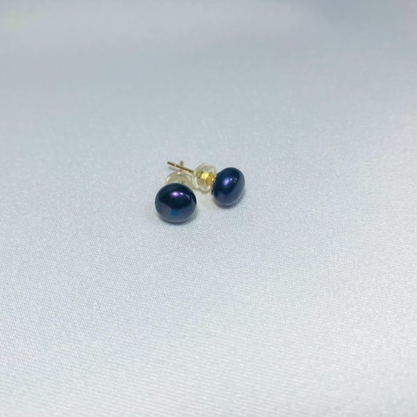 ⁦BLACK PEARL EARRINGS⁩ – תמונה ⁦2⁩